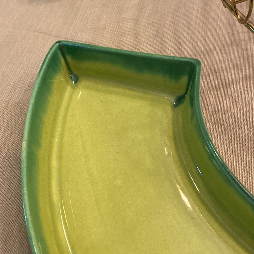 Rotating Mid Century Modern Divided Serving Platter - Picture 6 of 8